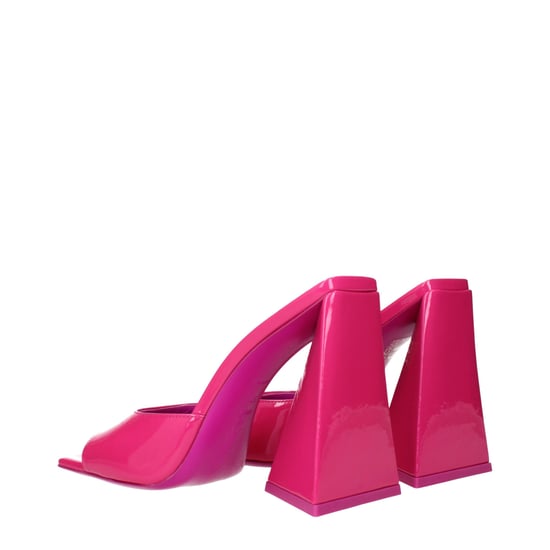 De Attico Roze Leren Platform Sandalen - Image 4