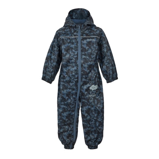 Regatta - Geweldige Outdoors Peuter Puddle IV Waterbestendige Regenpak (China Blauw) - Image 1