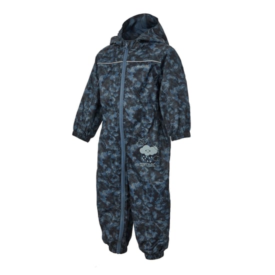 Regatta - Geweldige Outdoors Peuter Puddle IV Waterbestendige Regenpak (China Blauw) - Image 3
