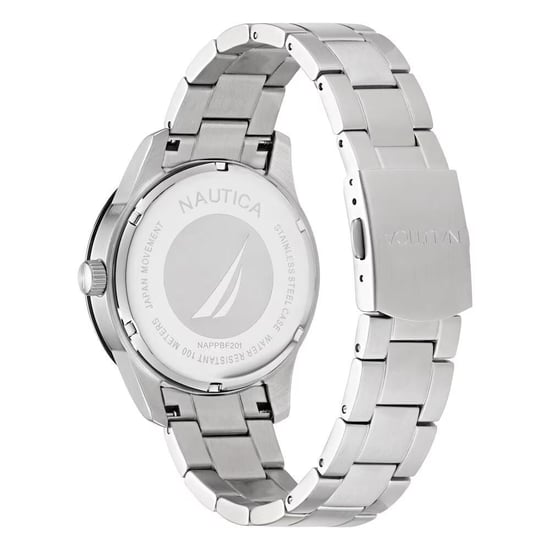 NAUTICA Grijze RVS Dresswatch - Image 2