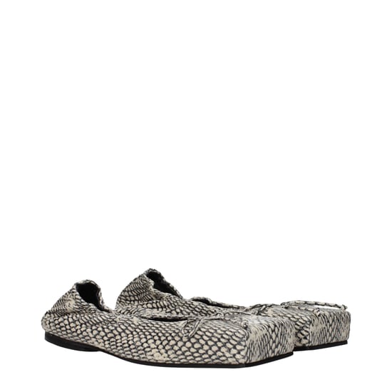 Jacquemus Beige Leren Ballerina's - Image 2
