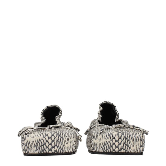 Jacquemus Beige Leren Ballerina's - Image 3