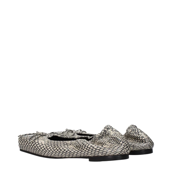 Jacquemus Beige Leren Ballerina's - Image 4