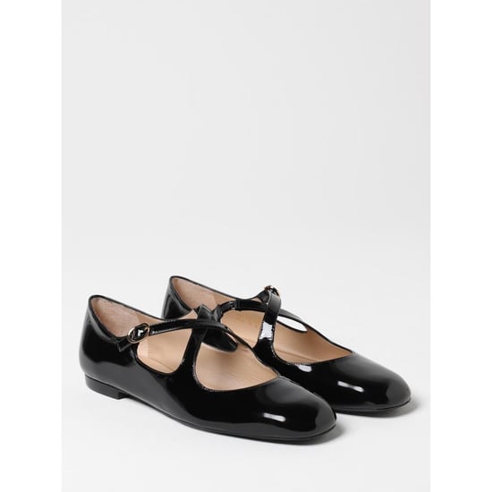 Stuart Weitzman Zwarte Gepatenteerde Leren Ballerina's - Image 2