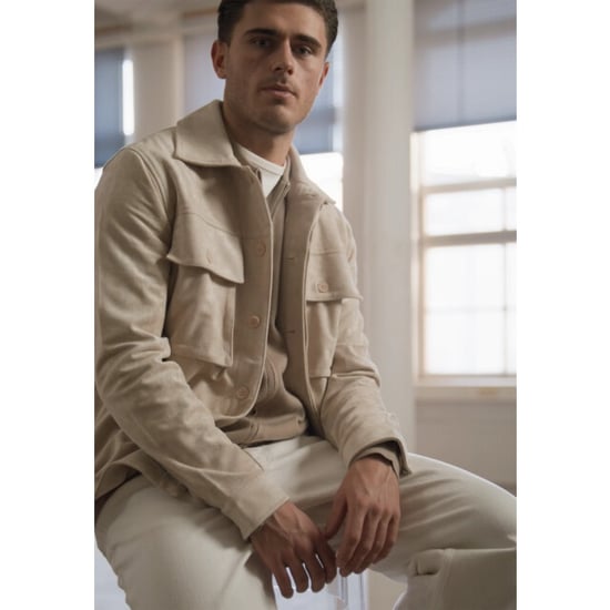 Ciszere Nash vegan suede jacket beige 50029 - Image 5