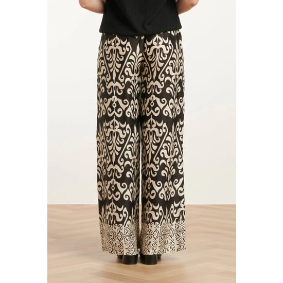 Smashed Lemon 25089 e te satijnen ornamentele geprinte broek | - Image 5