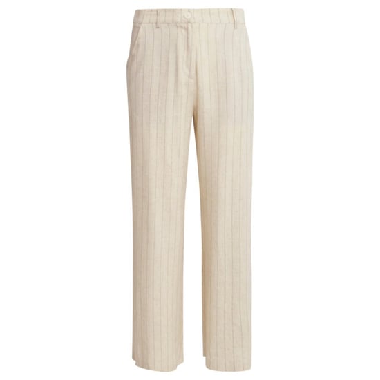 Smashed Lemon 25127 pinstriped linnen trousers | - Image 4