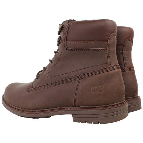 Caterpillar Staten 6 Mens Dark Brown Boots - Image 3