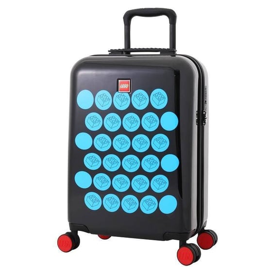 Lego 40L ColourBox Brick Dots Black/Blue Cabin Suitcase - Image 2