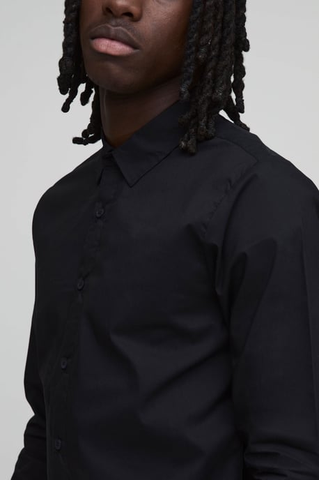 Muscle Fit Long Sleeve Shirt - Image 3