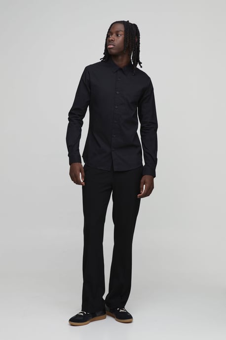 Muscle Fit Long Sleeve Shirt - Image 4