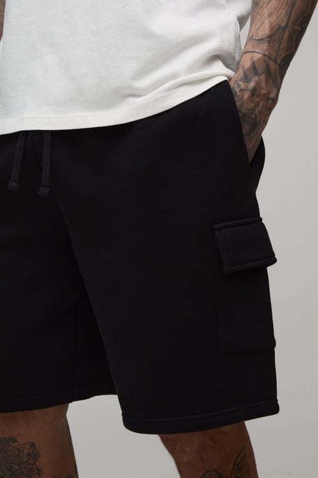 Tall Basic Relaxed Fit Cargo Jersey Short - Image 3