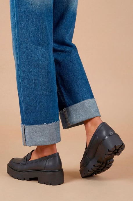 Faith: Thea Faux Leather Chunky Loafers - Image 2