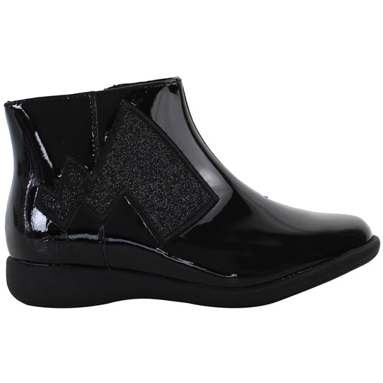 Clarks Etch Trail K. Kids Black Boots - Image 1