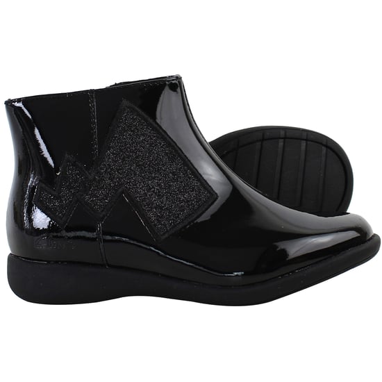 Clarks Etch Trail K. Kids Black Boots - Image 4