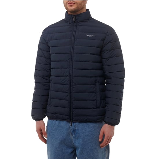 Aquascutum Active Rlg Active Mockneck 100gr Navy Blue Jacket - Image 3