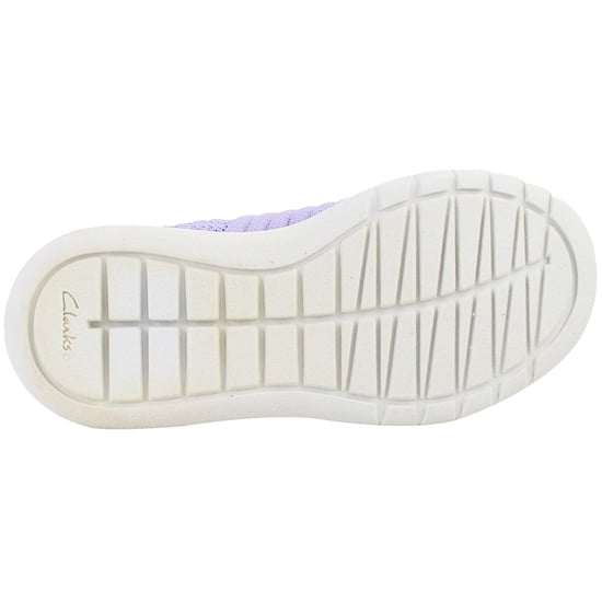 Clarks Ezera Walk T Kids Purple Shoes - Image 5