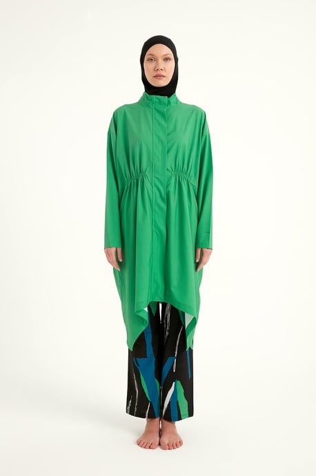 Groene hoogwaardige Burkini-set met volledige dekking - Image 3