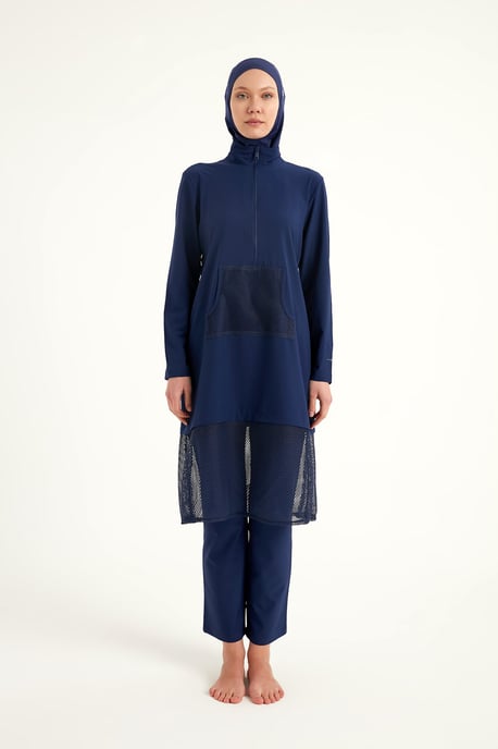 Marina Navy Modest Swimwear Burkini - Image 3