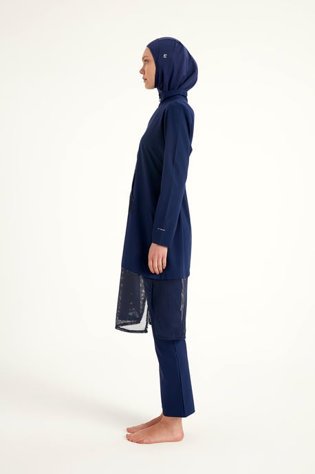 Marina Navy Modest Swimwear Burkini - Image 4