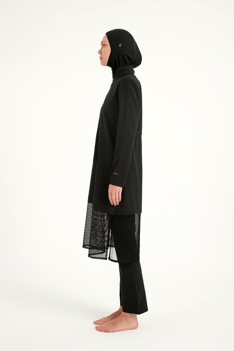 Marina zwarte bescheiden badmode Burkini - Image 4