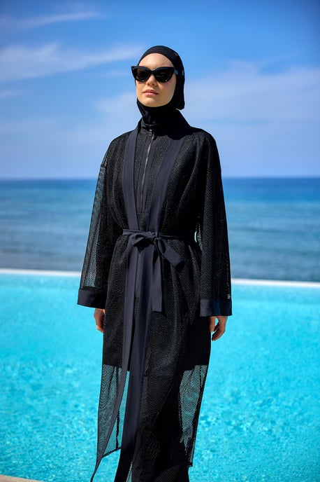 Marina zwarte bescheiden badmode Burkini - Image 6