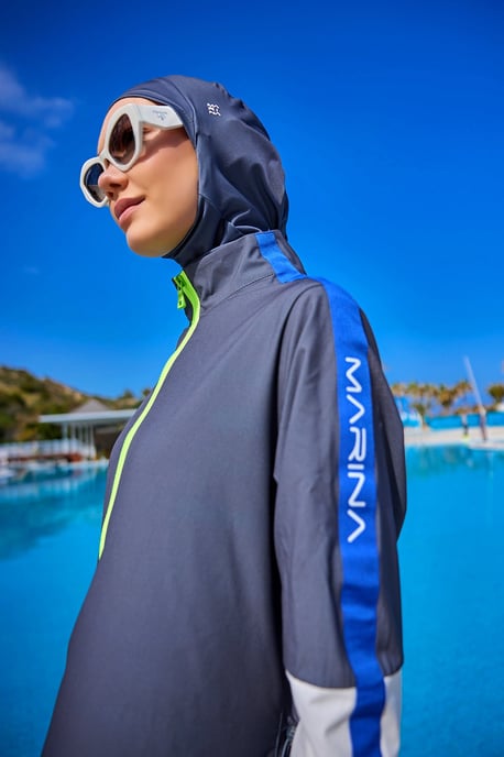 Fume Full Coverage Modest Swimwear Burkini Set - Image 3