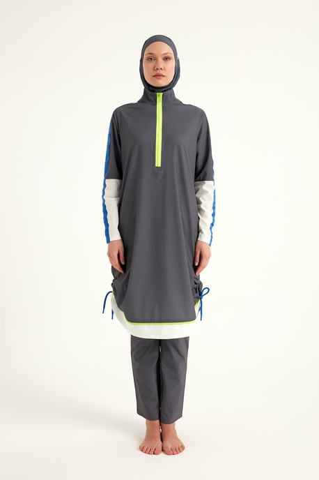 Fume Full Coverage Modest Swimwear Burkini Set - Image 4