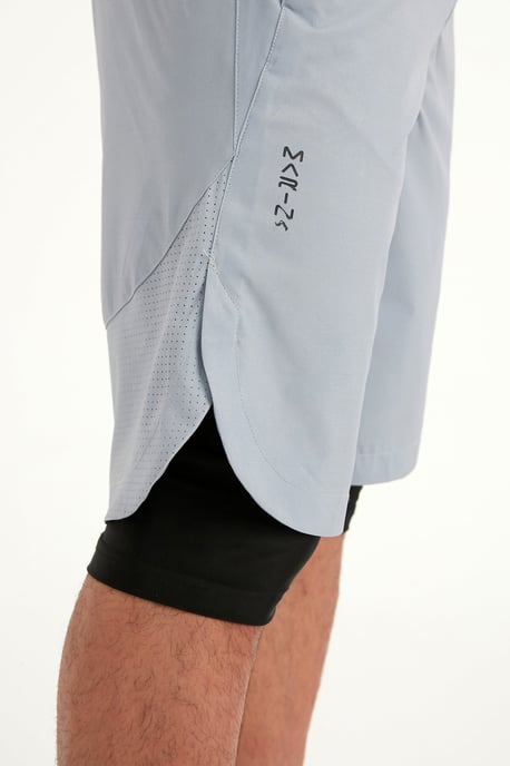 Marina Grey Modest Badshorts för män - Image 5