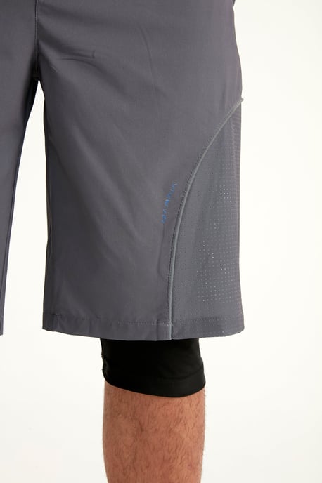 Marina Grey Modest Simshorts för män - Image 3