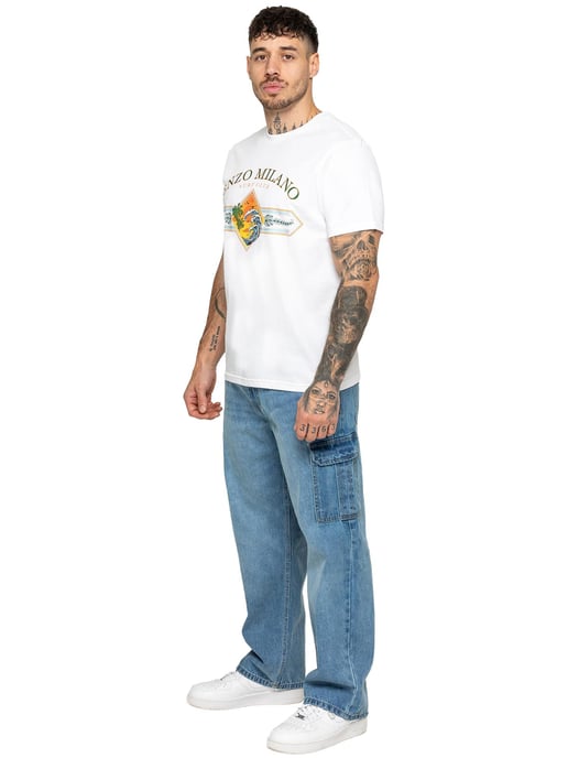 Enzo Milano | Mens Surf Club Print T-Shirt - Image 5