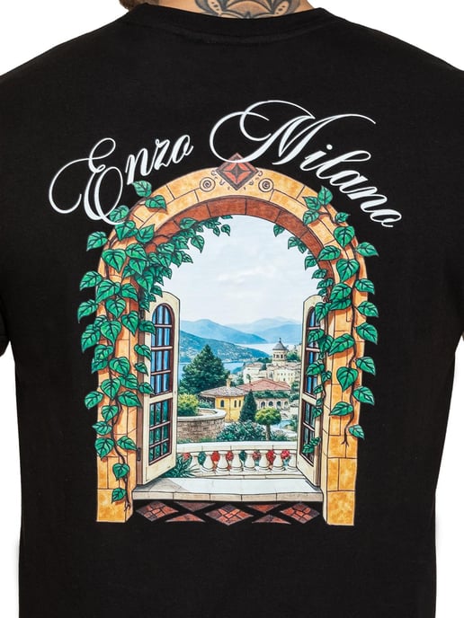 Enzo Milano | Mens Casa Graphic Print T-Shirt - Image 5