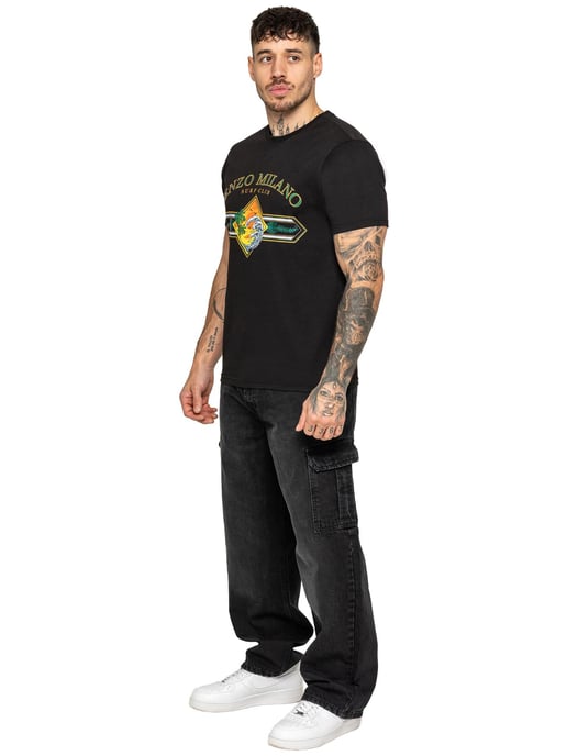 Enzo Milano | Mens Surf Club Print T-Shirt - Image 5