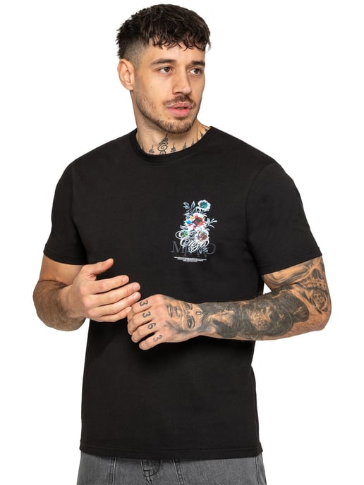 Enzo Milano | Mens Floral Graphic Print T-Shirt - Image 1