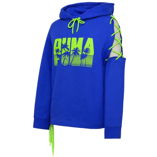 Puma x Rihanna Fenty Laced Womens Blue Hoodie - Image 2