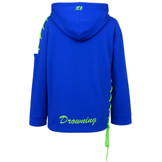 Puma x Rihanna Fenty Laced Womens Blue Hoodie - Image 3