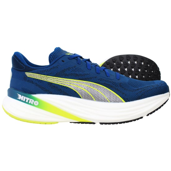 Puma Magnify Nitro 2 Mens Blue Running Shoes - Image 4