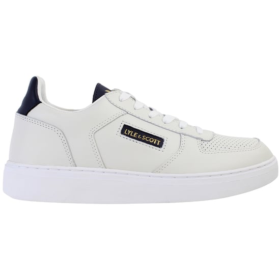 Lyle & Scott McMahon Mens Off White Trainers - Image 1