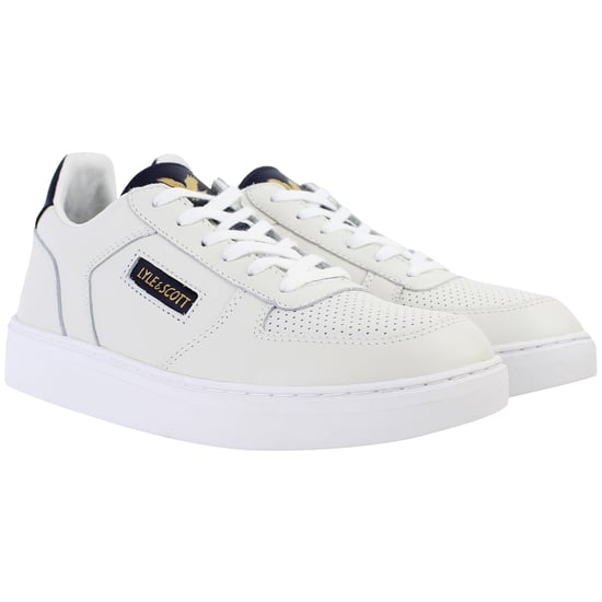Lyle & Scott McMahon Mens Off White Trainers - Image 2