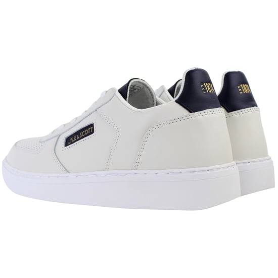 Lyle & Scott McMahon Mens Off White Trainers - Image 3