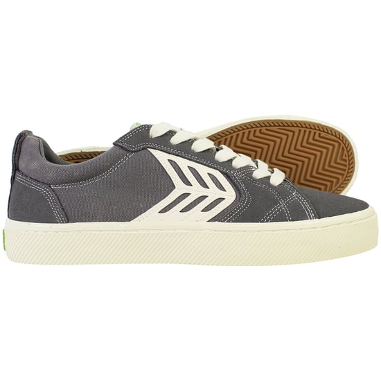 Cariuma Catiba Pro Skate Unisex Grey Plimsolls - Image 4
