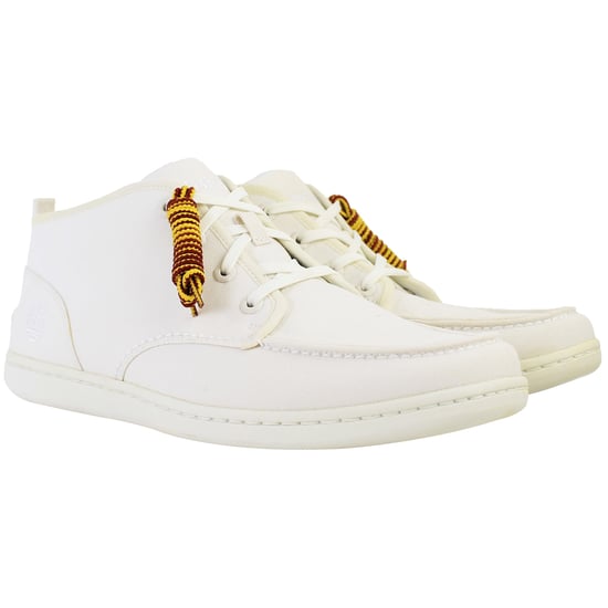 Timberland Newmarket Mens White Plimsolls - Image 2