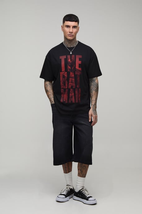 Tall The Batman Oversized License Print T-shirt - Image 4