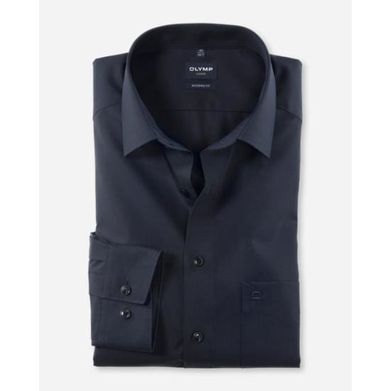 Olymp Casual overhemd donker - Image 2