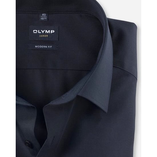 Olymp Casual overhemd donker - Image 5