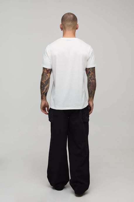 Baggy Fit Elasticated Bellow Pocket Cargo Trousers - Image 2