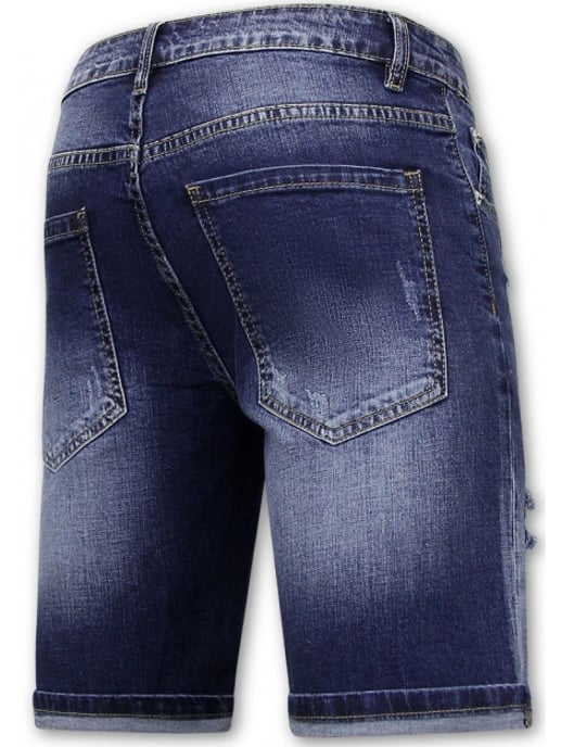 Enos Korte broek stretch denim short - Image 4