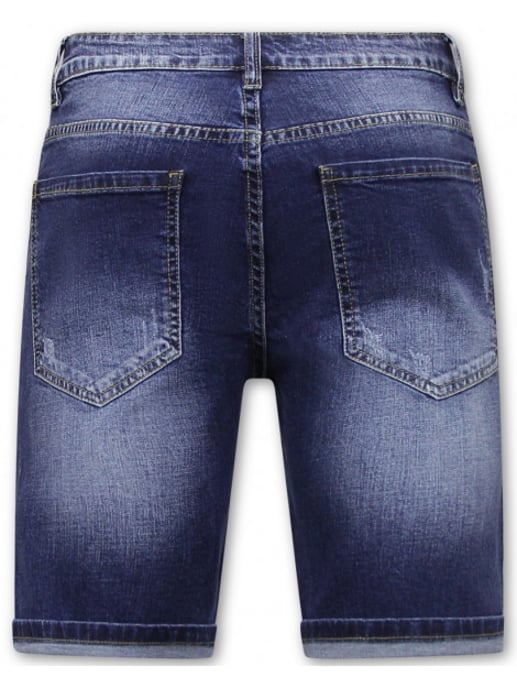 Enos Korte broek stretch denim short - Image 5