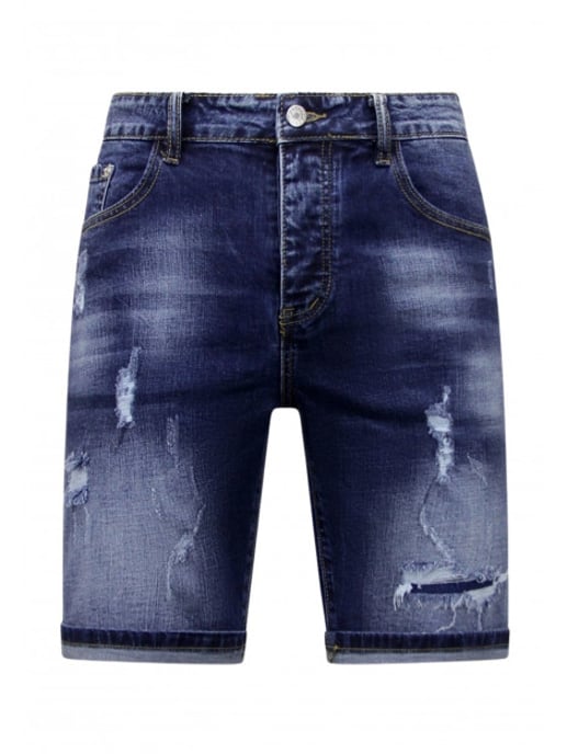 Enos Korte broek stretch denim short - Image 6