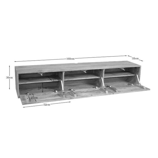 Starfurn tv meubel vision - 30x160x35 cm - Image 2